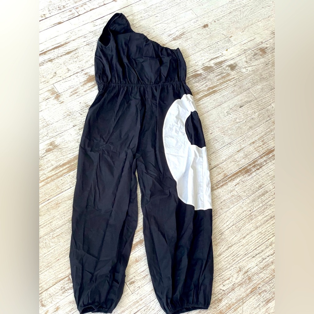 Vintage Meg by Design One shoulder jumpsuit